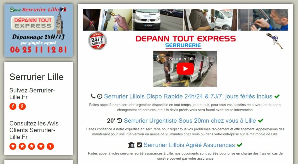 histoire AAB Serrurier d’urgence sûr à Lille